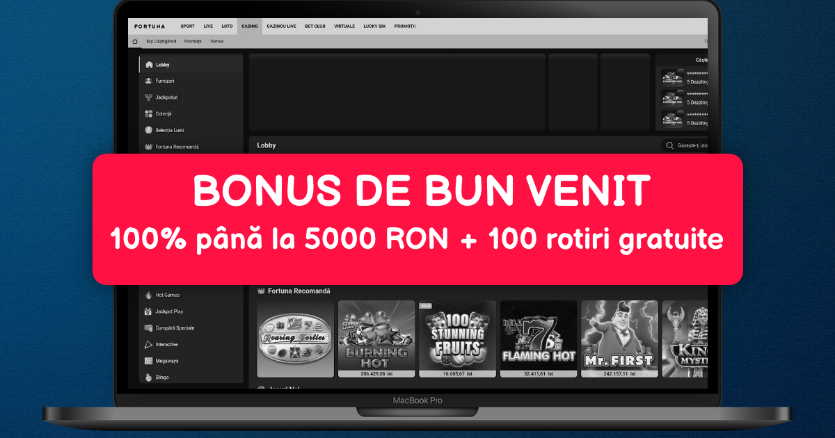 Fortuna Casino - Jocuri Online Premium | Bonusuri Exclusive